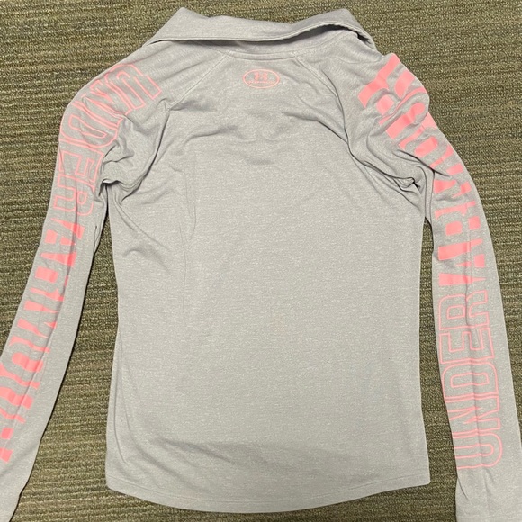 Under Armour Girls YLG Threadborn long sleeve top - Picture 2 of 5